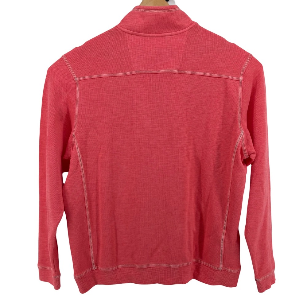 Tommy Bahama Tobago Bay Half Zip Pullover Dubarry Coral Mens XL T220818 NEW - Picture 3 of 11